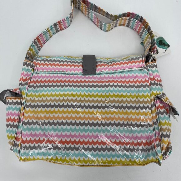 Kalencom New Orleans Colorful Extra Large Diaper Bag | Buckle Closure - Picture 5 of 7